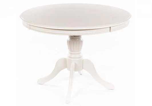 1087 Стол раскладной Woodville Toskana 106 молочно-белый 1087