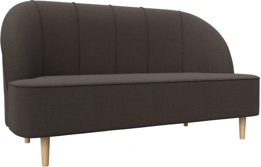 126031 Кушетка Фелини (Коричневый/Рогожка) Лига Диванов арт.126031
