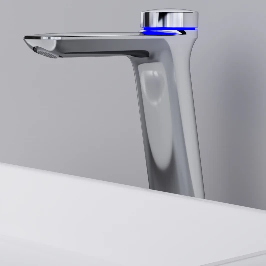 F50A93400 Термостат AM.PM Inspire V2.0 F50A93400 TouchReel электронный, для раковины, с донным клапаном