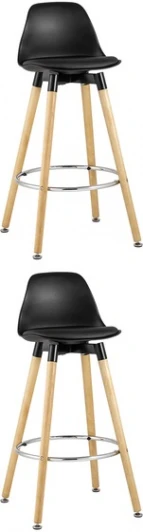 УТ000038351 Стул барный Мартин черный 2 шт Stool Group (арт.УТ000038351)