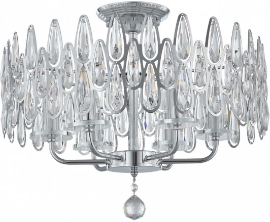 372009/6/80/490 CR Потолочная люстра хрустальная на штанге Arte Milano Sorrento-2009 372009/6/80/490 CR (220V)