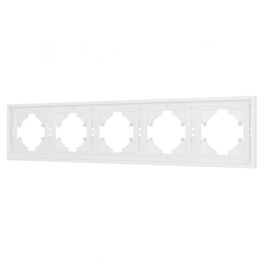 054660 Рамка пластиковая FRM-TENDO-SFPL-5-WH (Arlight, Матовый белый) 054660