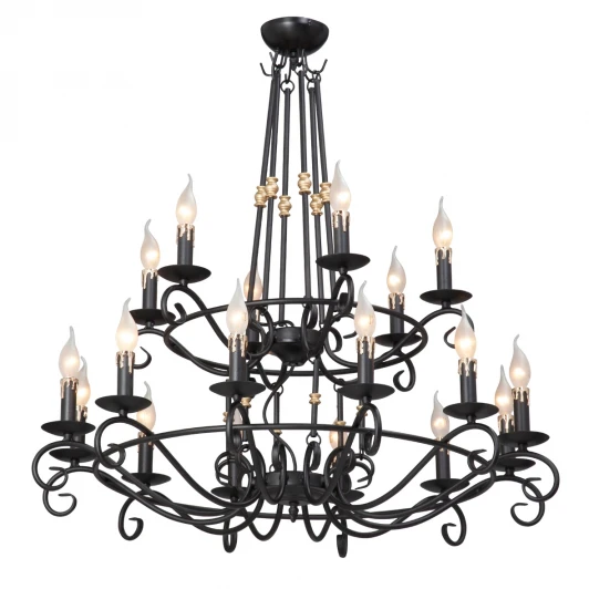 V1039/12+6 Подвесная люстра Vitaluce V1039/12+6 (220V, ковка, свеча)