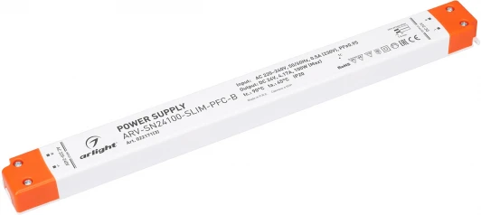 022171(3) Блок питания ARV-SN24100-SLIM-PFC-B (24V, 4.17A, 100W) (Arlight, IP20 Пластик, 3 года) 022171(3)