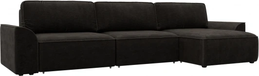 128493 Диван угловой Лига-048 НПБ лонг Лига Диванов (Велюр) арт.128493