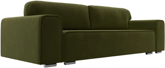 121020 Диван прямой Лига-029 (Зеленый/Микровельвет) Лига Диванов арт.121020