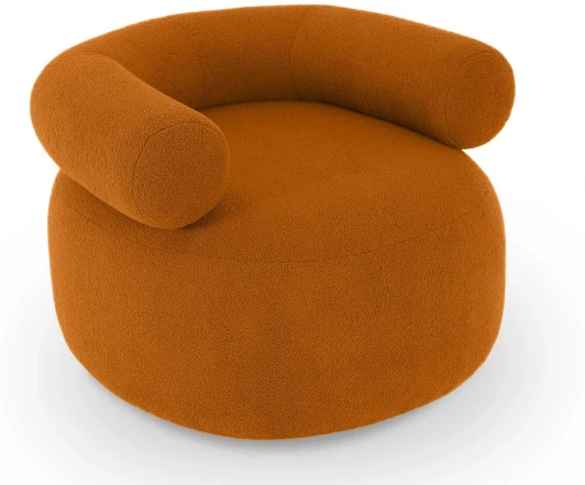 832790 Кресло Tirella ОГОГО (арт.832790), (Искусственный мех/Терракотовый)