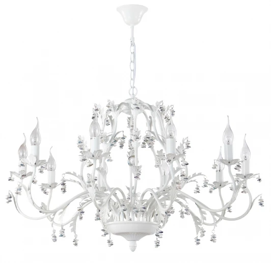 CRISTINA SP10 WHITE Подвесная люстра Crystal Lux CRISTINA SP10 WHITE
