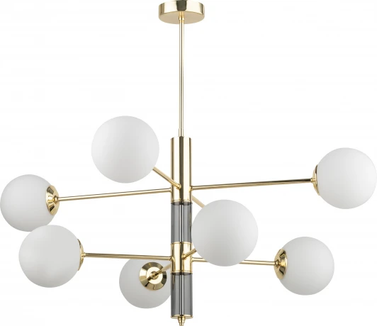 ULT-ZW-8(Z) Потолочная люстра ярусная на штанге Kutek Ultimo ULT-ZW-8(Z) в форме шара (220V, шар)