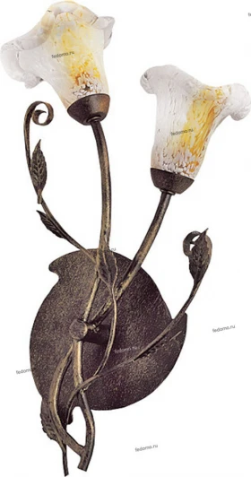 BX-0249/2 gold with clear red Бра N-Light BX-0249 BX-0249/2 gold with clear red