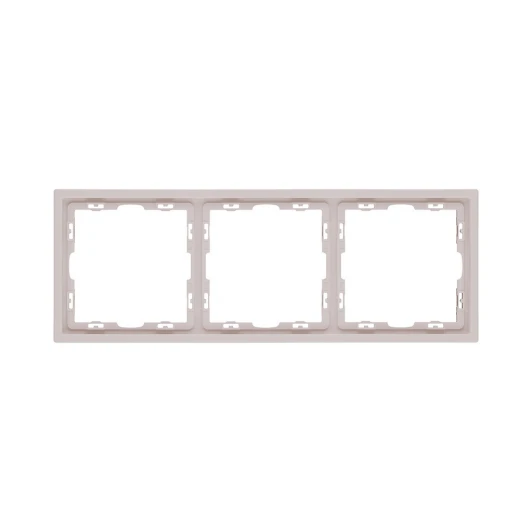 EC3CM Рамка 3-постовая кашемир матовый Kollinger Eclipse EC3CM