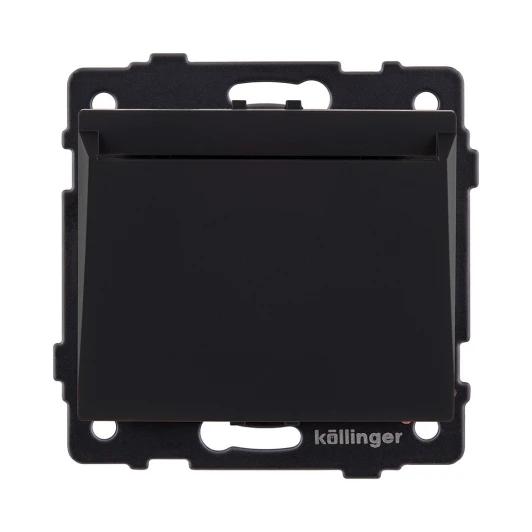 REA-041BM Карточный выключатель механический черный матовый Kollinger REA-041BM для Aspekt, Eleganz, Reflex