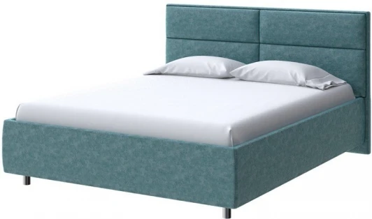 2014013 PROxSON Кровать Pado без основания (Ткань: Велюр Gratta 5 Морская лагуна) 140x190