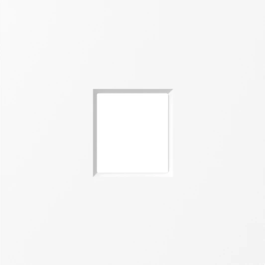 DE85903 Накладка 1-я для розеток RJ45,TV,SAT, глянцевый белый Donel A07 DE85903