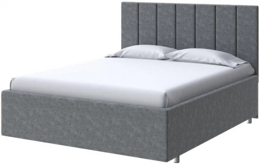 2014581 PROxSON Кровать Modern Large (Ткань: Велюр Gratta 4 Серый космос) 90x200