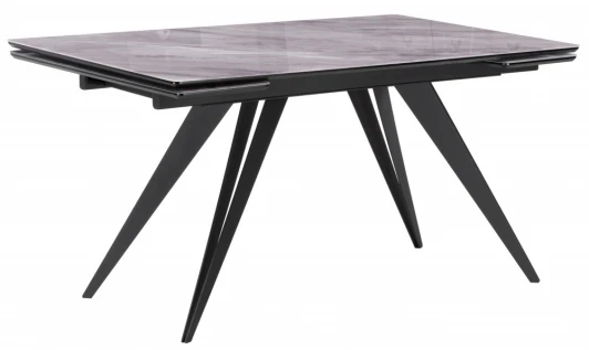 612178 Кухонный стол Notta Дарвин (Металл,Стекло/Черный) арт.612178