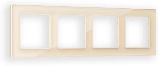 AF380304 Рамка Ambrella Volt ALFA Platos (Бежевый Стекло закаленное натуральное) 4-ая AF380304