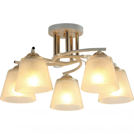 MD.2300-5-S WH+FGD Потолочная люстра Imex MD.2300-5-S WH+FGD