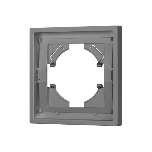 053837 Рамка пластиковая FRM-TENDO-PL-1-GR (Arlight, Графитовый) 053837