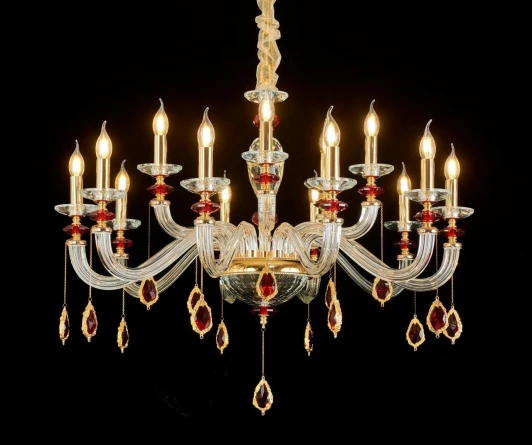 F2624-11 Подвесная люстра Alfa Light F2624-11 (220V, на цепи, подсвечник, свеча)