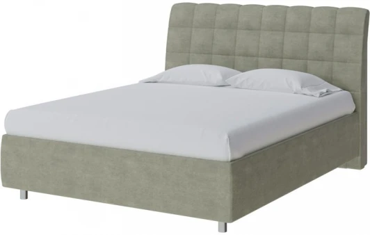 1909830 PROxSON Кровать Volumo без основания (Ткань: Велюр Лофти Олива) 140x200