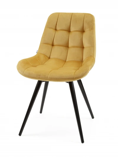 MF1038-1 Стул MyFar Феникс поворотный горчичный велюр MF1038-1