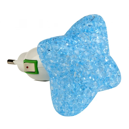 DTL-309-Звездочка/BLUE/1LED/0,1W Ночник Uniel DTL-309-Звездочка/BLUE/1LED/0,1W