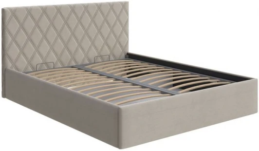 2029114 PROxSON Кровать Fresco с бельевым ящиком (Ткань: Велюр Ultra Песочный) 180x200