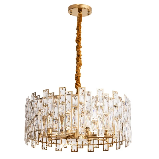 1684/01 LM-10 Подвесная люстра Divinare Medea 1684/01 LM-10 (220V, хрусталь, на цепи, круглые)
