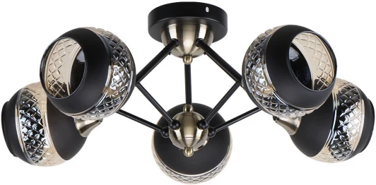MD.51851-5-S-BK+AB Потолочная люстра Imex MD.51851-5-S-BK+AB