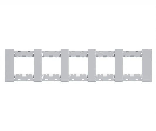 AA4802M5AS Рамка 5-ая серый матовый Meiton AA4802M5AS