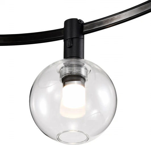 207637 Трековый светильник однофазный 48V Lightstar DUE 207637 (LED, шар)