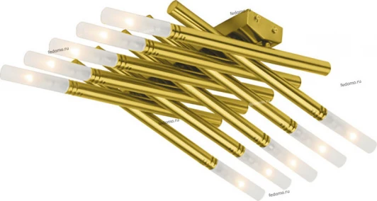 P-798/10 satin gold Потолочная люстра N-Light P-798 P-798/10 satin gold