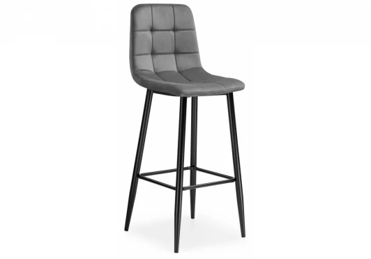 11983 Барный стул Woodville Chio dark gray / black 11983