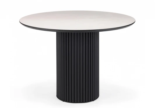 625658 Кухонный стол Notta Барел 110 krater perla repose / черный