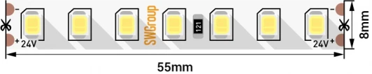 SWG2P126-24-13-NW Светодиодная лента SWG SWG2P126-24-13-NW