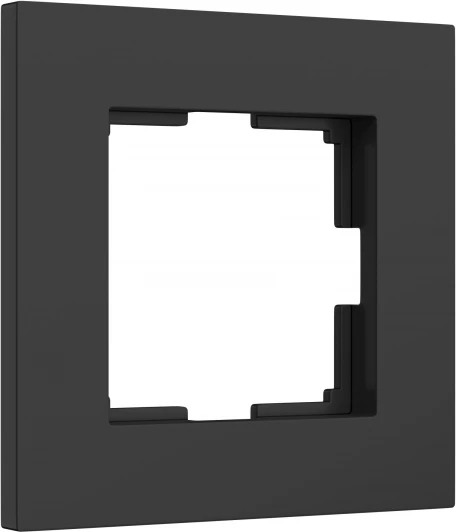 W0012908 Рамка на 1 пост (черный софт) Werkel W0012908 (a062799)