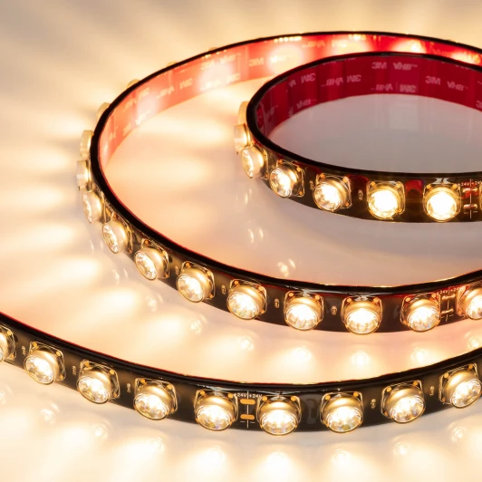 049301 Светодиодная лента герметичная FLT-PS-A42-BLACK-23mm 24V Warm2700 (21 W/m, IP67, 15deg, 5m) (Arlight) 049301