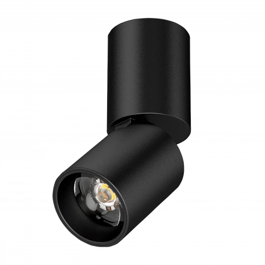 227007 Настенно-потолочный спот светодиодный Lightstar Volta CCT 227007 5W 250Lm 38G 3000/4000/6000K черный