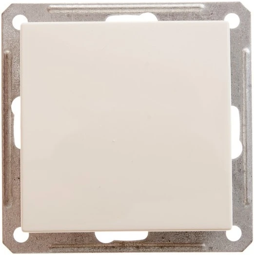 VS610-156B-2-86 Выключатель встраиваемый одноклавишный (слоновая кость) IP44 Systeme Electric W59 VS610-156B-2-86