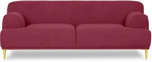 604100 Диван Portofino 2-х местный ОГОГО (арт.604100), (Рогожка/Бордовый)