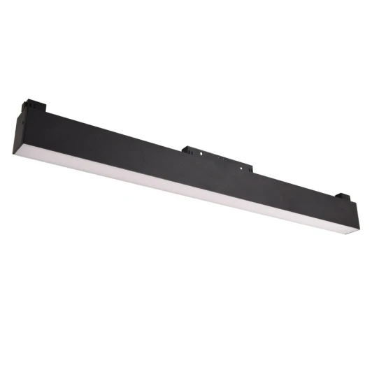 WMLY-20W/05B Трековый светодиодный светильник магнитный Wolta WMLY-20W/05B 20Вт 3000К 48В IP40 черный