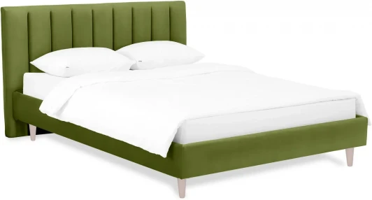 577447 Кровать Queen II Sofia L 1600 ОГОГО (арт.577447), (Ткань/Зеленый)