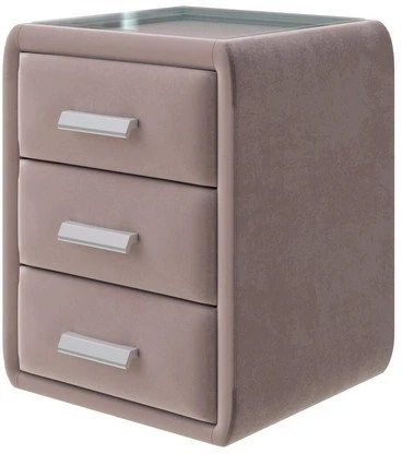 1934309 PROxSON Тумба Soft Mebel (Ткань: Велюр Shaggy Mocca) 51x48