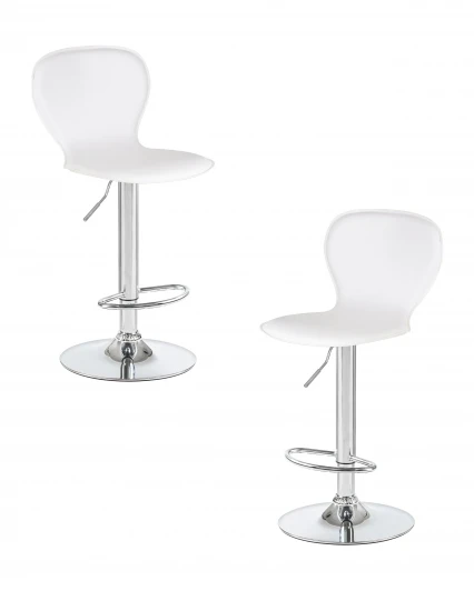 LM-2640-N_CH-M_EL-white Набор 2 шт стул барный DOBRIN ELISA (белый)