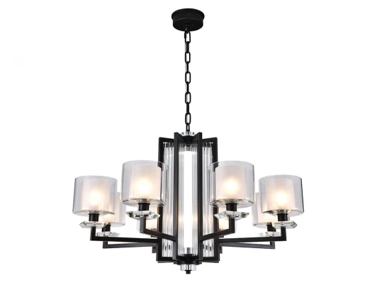 4408+1/C black+gold Подвесная люстра Newport Александра 4408+1/C black+gold