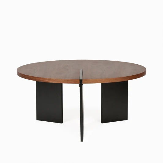 CT-0170A Журнальный столик Walnut Grove диаметр 80 COSMO арт.CT-0170A