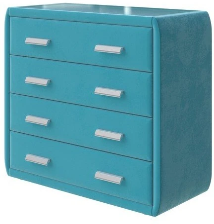 1934305 PROxSON Комод Soft Mebel (Ткань: Велюр Shaggy Azure) 101x48