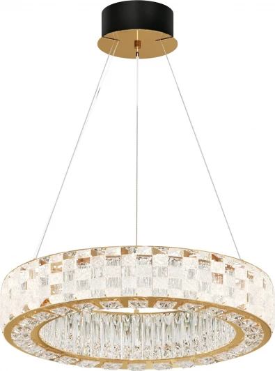 MOD336PL-L120G3K Подвесной светильник Maytoni Castello MOD336PL-L120G3K (LED, 220V, хрусталь, на тросе, круглые)