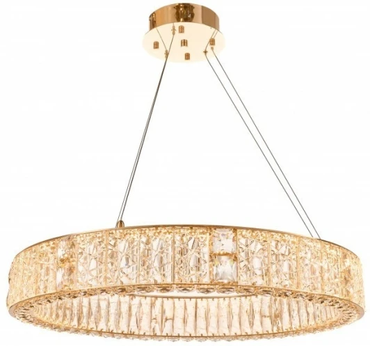 FL1057-10P Подвесная люстра Fluorite Ravissement FL1057-10P (LED, 220V, хрусталь, на тросе, круглые)